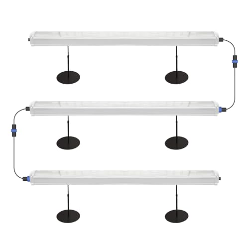 East Grace Under Canopy LED Grow Light Bar, 120 Watt, 47-Inch with Power Cord & Extension Cord Connector, for Indoor & Hydroponic Growing, 4-Pack by East Grace - Image 7