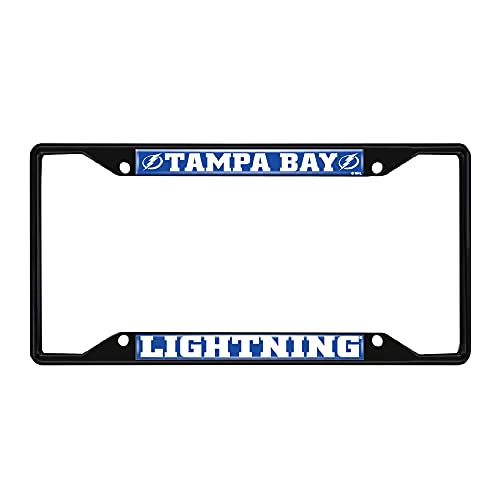 FANMATS Tampa Bay Lightning Metal License Plate Frame