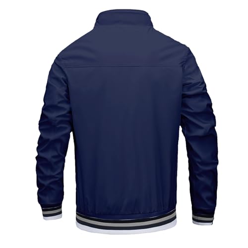 Chaqueta tipo bomber para hombre con forro polar miniatura 2