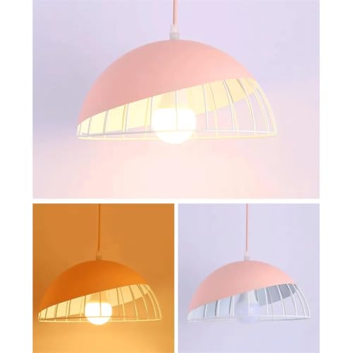 Lámpara semicircular colgante de estilo escolar para renovar techos aburridos con color 4