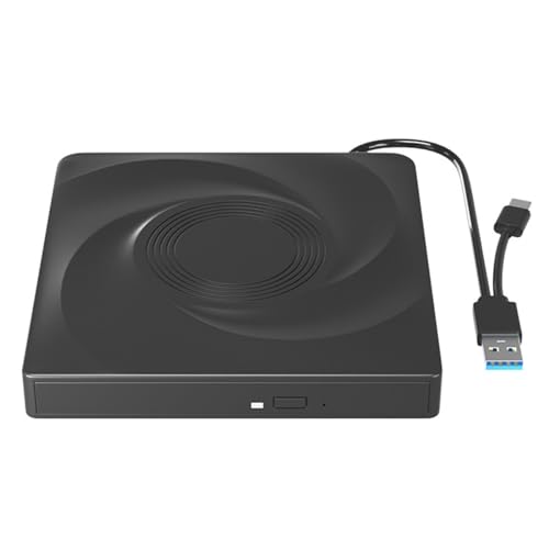 Lecteur CD/DVD externe ultra rapide Plug and Play avec câble Type-C