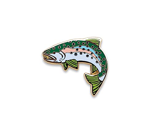 Rainbow-Trout-Enamel-Pin-Lapel-Pin-Badge