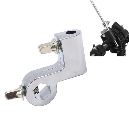 Pedal para bombo sencillo alta sensibilidad con clip ajustable miniatura 6