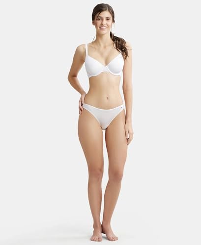 Image of Jockey Women's Synthetic Lightly Padded Wired Underwire T Shirt Underwired Bra