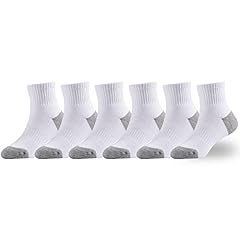 Ankle_white/Grey,6 Pack
