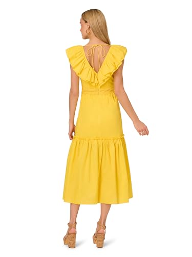 Adrianna Papell Women's Ruffle Midi Dress2