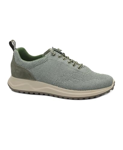 Baskets vertes homme tissu lacets élastiques IGI&Co 1118522