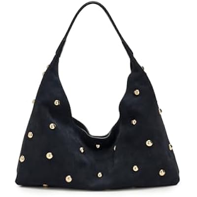 Madewell Women's The Mylie Shoulder Bag in Studded Suede