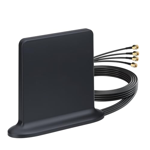 Bingfu 5G 4G LTE Antenna Dual Band MIMO Magnetic Mount SMA Male Antenna for Mobile Hotspot Wireless Home Phone Modem Cellular Gateway Modem Wireless Router