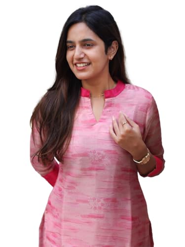 Image of Sun Fashion And Lifestyle Women's Chanderi Calf Length Straight Stitched Printed Kurti for Women