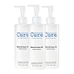 Cure by Toyo | Aqua Gel Gentle Exfoliator | Clear and Softer Skin | Non-Abrasive Face and Body Cleanser | Sensitive Skin | 3 Pack