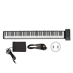Roll Up Piano, Piano Classique Flexible à roulettes Clavier pour Enfants, 88 Touches avec Fonction Midi, Prise en Charge… – Image 7