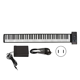 Roll Up Piano, Piano Classique Flexible à roulettes Clavier pour Enfants, 88 Touches avec Fonction Midi, Prise en Charge… - Les Beatles, Paul McCartney, John Lennon, RIngo Starr, George Harrison Roll Up Piano, Piano Classique Flexible à roulettes Clavier pour Enfants, 88 Touches avec Fonction Midi, Prise en Charge… – Image 7