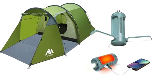 Lámpara plegable y carpa para camping 3-4 personas miniatura 1