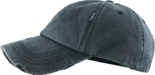 Image of Classic Plain Ponytail Messy High Bun Headwear Adjustable Cotton Trucker Mesh Glitter Hat Baseball Cap