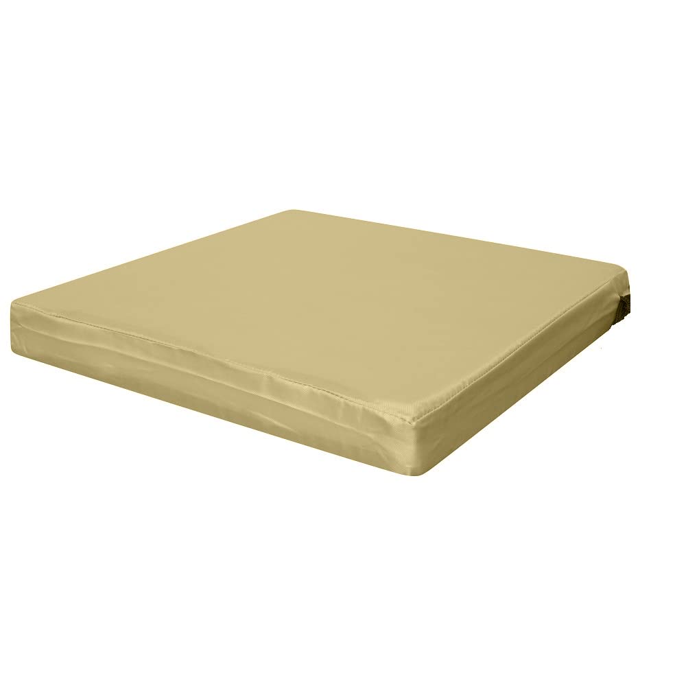 MOTHER LAND CUSHION REPLACEMENT RATTAN CUSHIONS PAD GARDEN PATIO FURNITURE FOR SOFA SEAT & BACK CUSHION WITH FOAM FILLING (SEAT PAD 60CM X60CM X10CM, SIND)