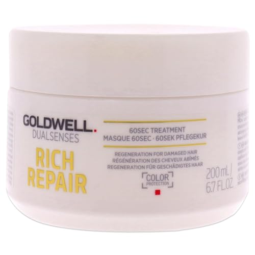 Goldwell Dualsenses Rich Repair 60 Sec Treatment for Unisex, 6.7 Fl Oz