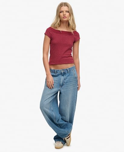 T shirt à épaules dénudées femme Superdry Athletic - vue 4