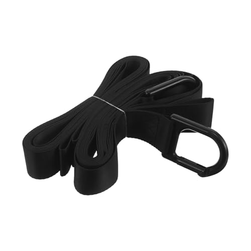 GARVALON Cinghia di Traino per Motoslitta e Slitta Resistente All’abrasione con Ganci, Fune di Traino Antiscivolo per Emergenza Fuoristrada, Adatta per Uso in Climi Freddi e Terreni