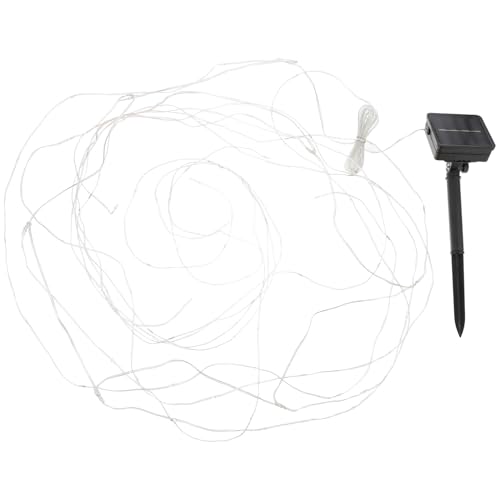 Cadena solar para sombrilla con 104 LEDs multicolor