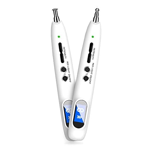 Pluma de acupuntura eléctrica 2 en 1 Meridian Energy Plumas recargables Herramientas de masaje 508A