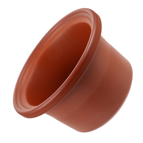 MAGICLULU Slow Cooker Liner Ceramic Casserole Inner Pot Brown Clay Pot Liner 4.5l Capacity Multi-function Cooker Insert