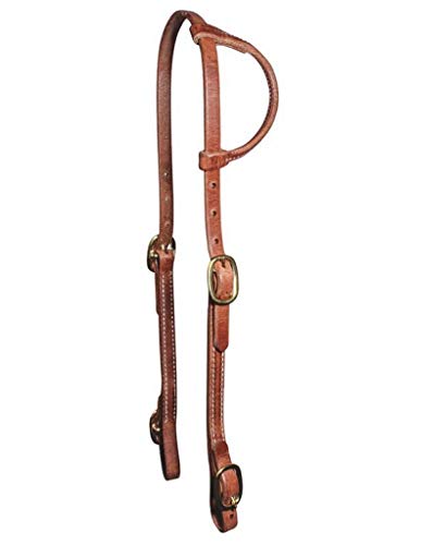 Professionals Choice Professional's Single Ear Double Buckle Headstall Natural N/A