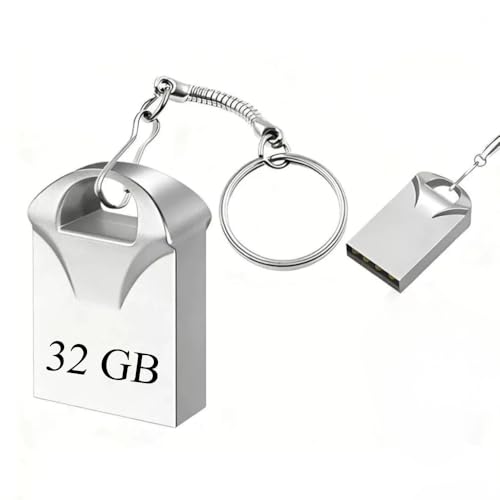 Pen Drive Chaveiro Metálico USB 2.0, 32GB