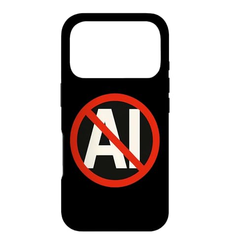 No To AI �A���`�l�H�m�\ �ΐ푊�� ���Δh �X�}�z�P�[�X iPhone 17 Pro �p