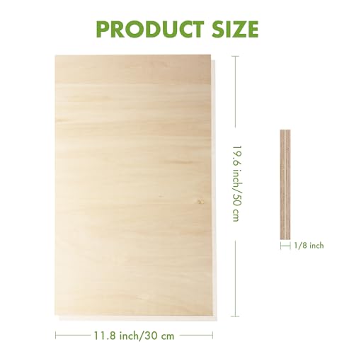 Tablero Madera Contrachapada 3mm Creatividad en Casa con Planchas de Abedul A3 ROBOTIME 8 Uds 5