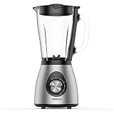 MEROUS Standmixer 1,5L - Hochleistungsmixer mit Ice Crush Funktion - 500 Watt - Mixer Zerkleinerer - 5 Leistungsstufen Smoothie Ice Crush Intervall