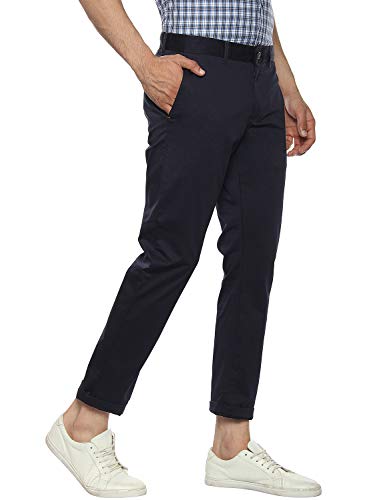 Image of Kolt Solid Evergreen Stretch Khaki in Knight Black (B95 Fit)