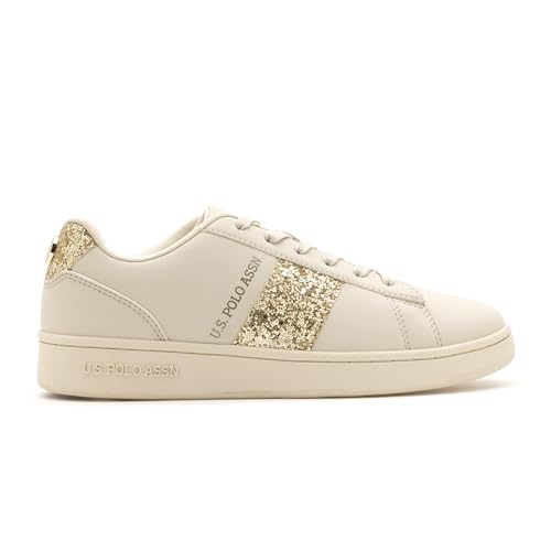 Image of U.S. Polo ASSN. Kate 3.0 Off White Sneakers Shoes with Premium Upper