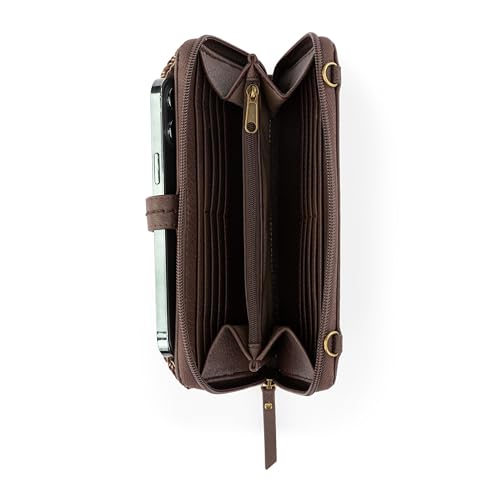 Image of The Sak Iris Smartphone Crossbody Purse - Small Women's Cellphone Bag & Wallet For Everyday- Convertible Wristlet With Zipper