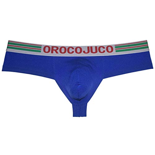 OROCOJUCO Sexy Men's Ultra Cheeky Briefs Boxers Thong Brazilian Bikini Shorts Underwear 1/3 Butt Coverage Boxers Trunks2