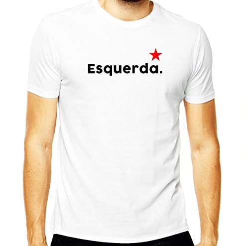 Camiseta Esquerda - Partido Dos Trabalhadores Pt Lula 2022 (M, Branca - Babylook)