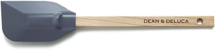 Dean and Deluca Silicone Soft Spatula Wood Pattern Charcoal Grey