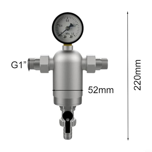 Filtre magnétique DN25 pour chaudière avec vanne de vidange et fixation murale - 3