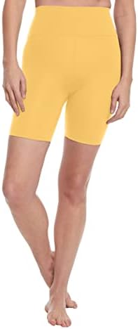 Sage Collective Women’s High Rise Seamless Tummy Control Moisture Wicking Yoga Athletic Biker Short