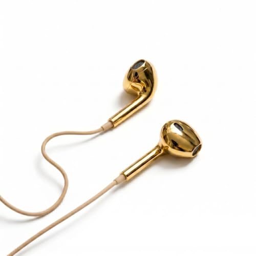 TARANHARI VENTURES Type C Wired Earphones Gold - Image 4