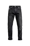John Doe Taylor Monolayer XTM Motorcycle Jeans Men with Protectors Black 42/34