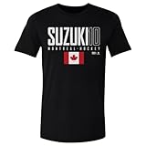 500 LEVEL Nick Suzuki Montreal Canada Elite Shirt (Black, XXXX-Large)