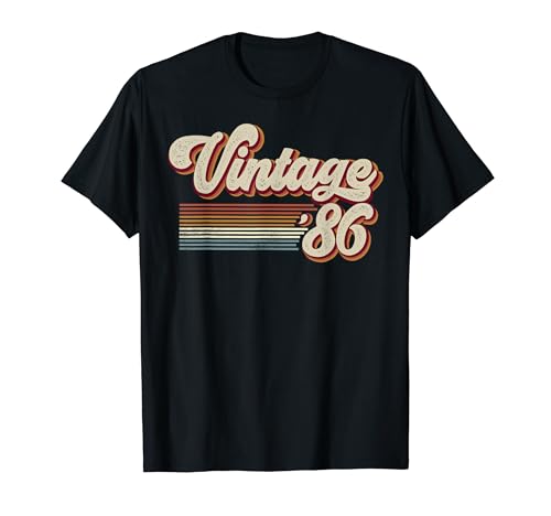 Vintage 1986 Retro Sunset Classic 40-Year-Old 40th Birthday T�V���c