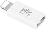 RoiCiel(ディアルズシーリズ) USB-CからLightning変換アダプタ (Type-C USB → ライトニング変換アダプタ/iPhone iPad 対応 高速転送 裏表関係なく接続可能) iPhoneXS/XSMax/XR/X/8/7/7/6/5/SEなど対応RC-TCDA-193