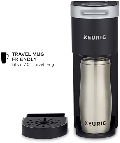 Keurig K-Mini Single Serve K-Cup Pod Coffee Maker, 6 to 12oz Brew size, with Cord Storage, Perfect for Small Spaces, Black - 5