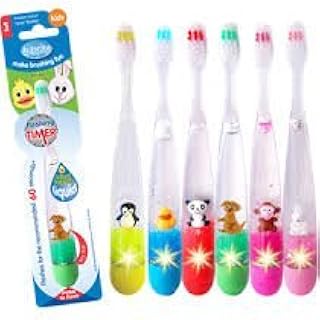 B-Brite Animal Friends Liquid Flashing Toothbrush Twinklers Design Sent At Random