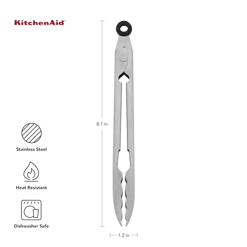 KitchenAid Stainless Steel Tongs, 7 Inch - image 2