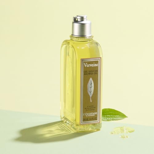 L'OCCITANE Verbena Shower Gel 250 ml | Luxury Moisturising Body Wash for Women & Men| Invigorating & Refreshing|Organic Verbena Extract| Vegan Formula - Image 2