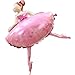 DIWULI XXL Palloncino Principessa del Balletto, Pallone in Foil Ballerina Rosa, Figura del Balletto Pallone in Foil Grande per Bambini Compleanno Ragazza, Decorazione, Regalo Balletto, Ballerina Deco