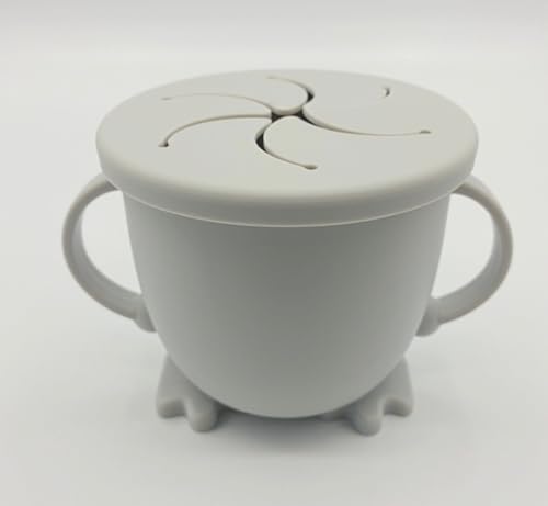 シリコーン食品容器 ベビー食器 漫画スナックカップ シリコン スナックカップ ハンドル付き ポータブル おやつカップ こぼれない スナックケース お菓子入れ お菓子ケース おやつ おやつ入れ おやつケース ベビー 北欧 幼児 ベビーギフト 出産祝い 子供用